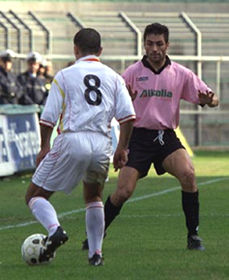 Il riberese Vincenzo Montalbano in azione