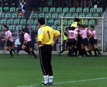 Il Palermo è passato in vantaggio